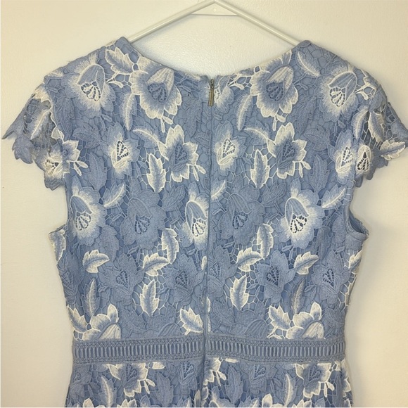 Karl Lagerfeld Light Blue Lace Dress - Picture 9 of 10
